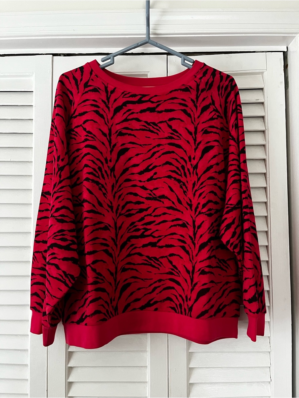ba&sh Tiger-Stripe Crewneck Sweater